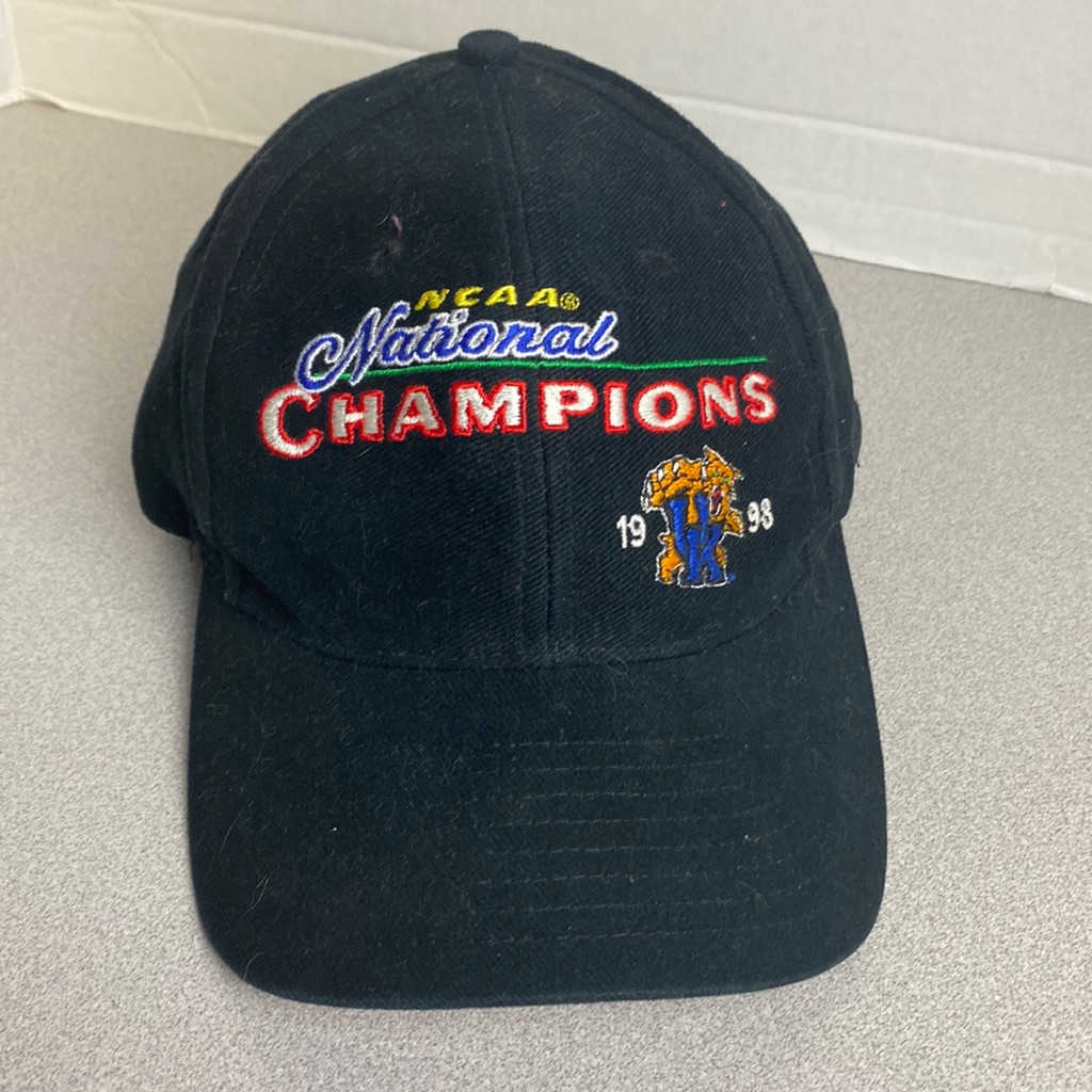 Vintage Uk Kentucky Wildcats Championship 1998 Hat Logo 7 Snapback Cap Ncaa Vintage Uk Kentucky Wildcats Championship 1998 Hat Logo 7 Snapback Cap Ncaa